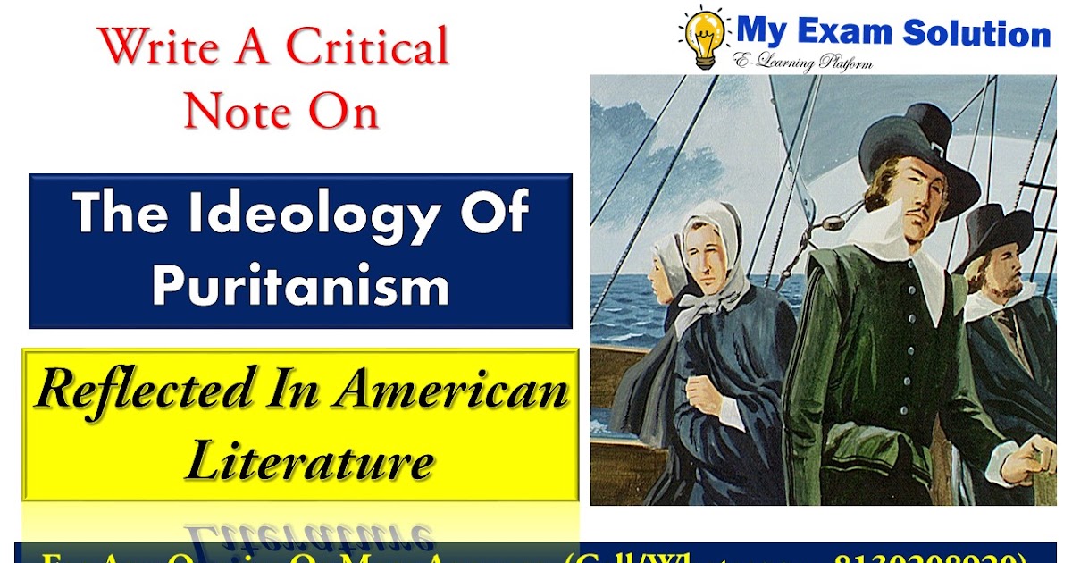 puritanism in american literature essay